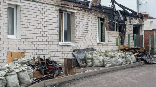 Professional Soot Cleanup technician working in Grapevine, TX